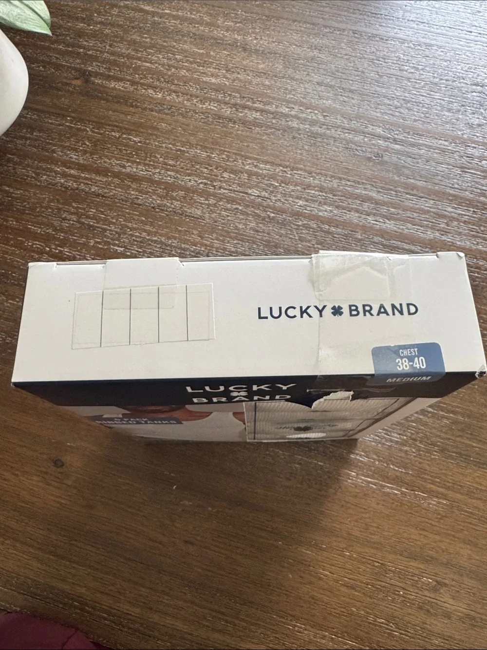 Lucky Brand White Ribbed Tank 5-Pack